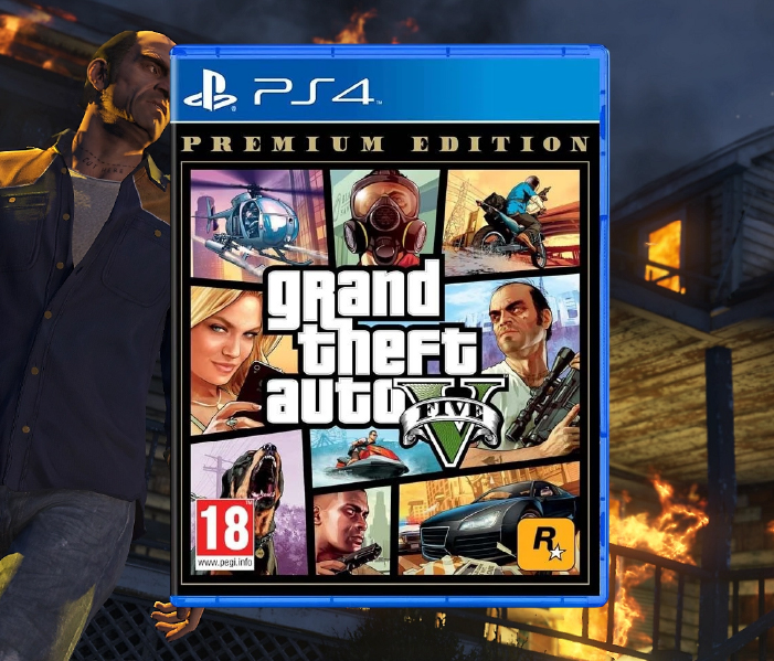 Grand Theft Auto V (GTA V) Premium Edition (PS4) - Europe